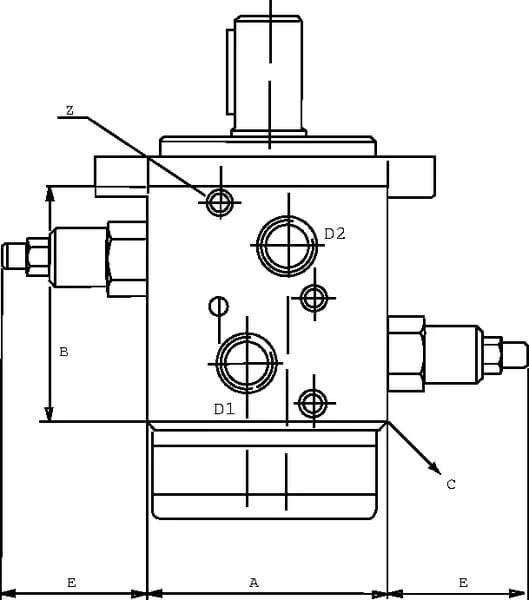 Walvoil - VODLSCF10001 - Counterbal A-08-OMS-A-4 1/2"