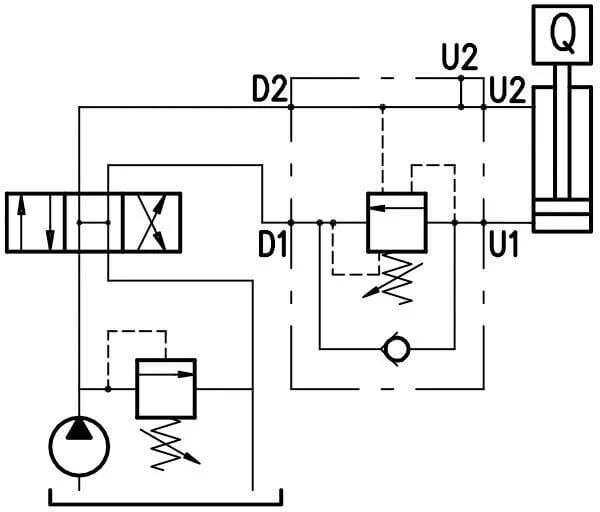 Walvoil - VOSL10003 - Counter Balance VOSL/SC 10A 08 (1/2")
