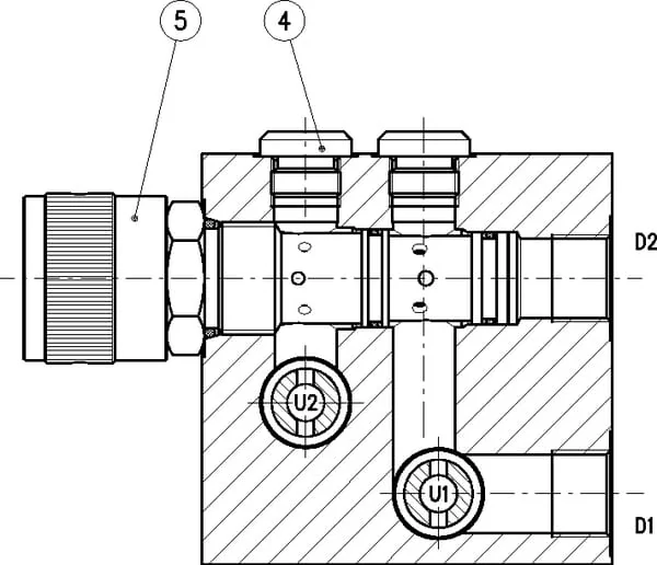 Walvoil - VPR3EP10005 - Flow Control Valve 3-Way OMP/R