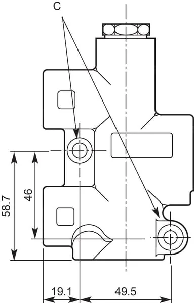 Webtec - FV200501J - Flow Divider FV200 25-75%