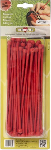 Weed Lover - WEE11040 - Trimmer Line Diameter 4mm Round Red Weed Lover