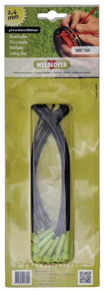 Weed Lover - WEE11060 - Trimmer Line Diameter 2.4mm Black Weed Lover, Protectline