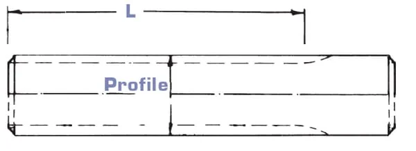 Welte - EDS220650257 - Splined Shaft L=550 mm