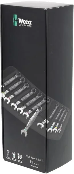 Wera - 05020231001 - Combination Wrench Set Joker 6003 11pcs.