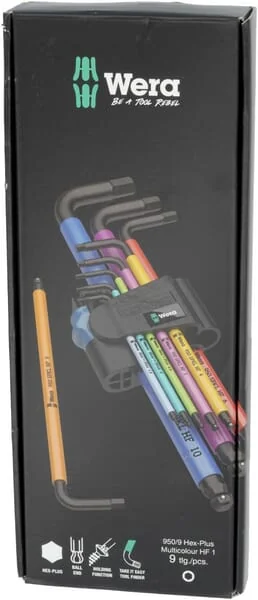 Wera - 05022210001 - Angle Hex Key Set 950/9 Hex-Plus