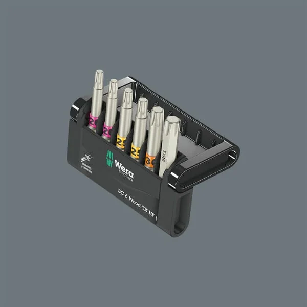 Wera - 05056470001 - Bit-Check 6 Wood TX HF 1