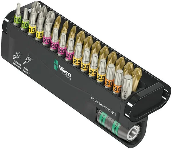 Wera - 05057436001 - Bit-Check 30 Wood TX HF 1