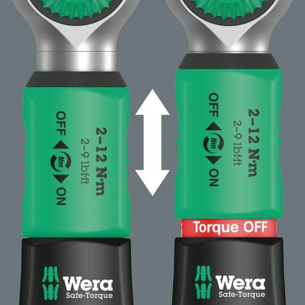 Wera - 05075800001 - Torque Wrench Safe A 1 2-12nm 1/4"