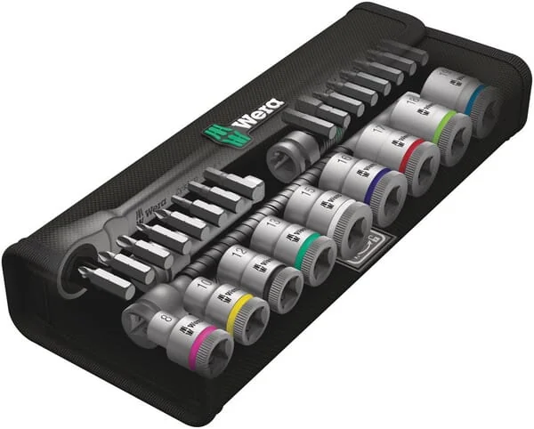 Wera - DP004048 - Socket Set 3/8", 29 pcs