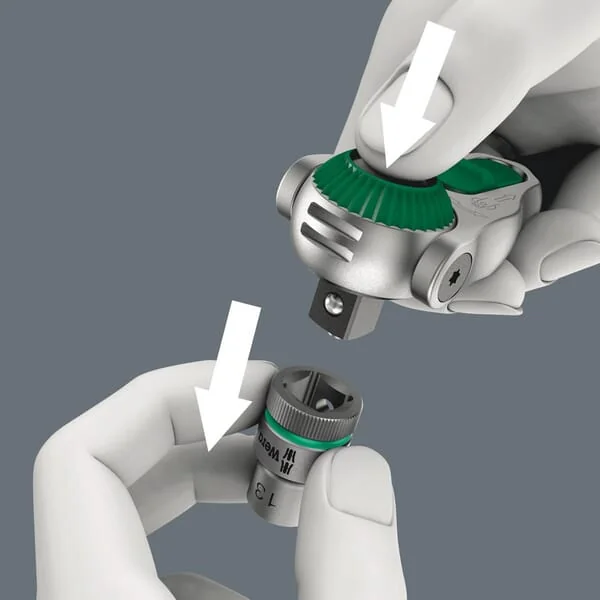 Wera - DP8000A - Ratchet Wrench Zyklop 1/4"
