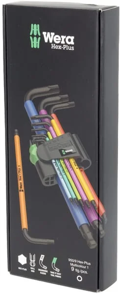 Wera - SC073593 - Angle Screwdriver Set, 9 Piece