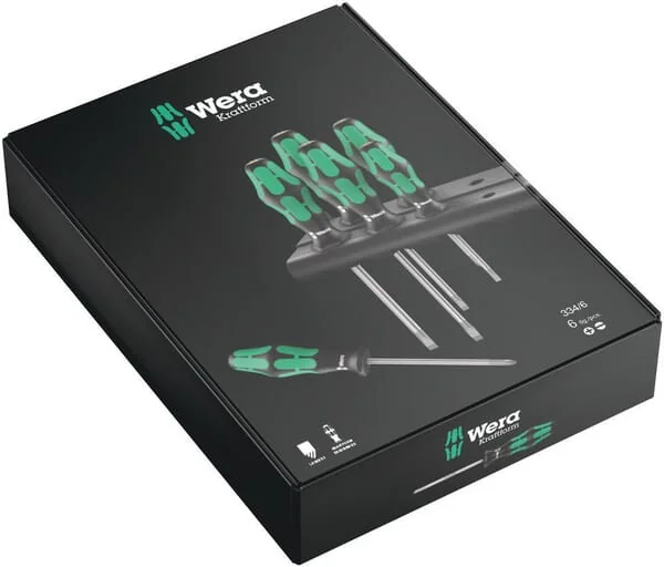 Wera - SC3346 - Rack Screwdriver Set Kraftform Plus Lasertip And Rack