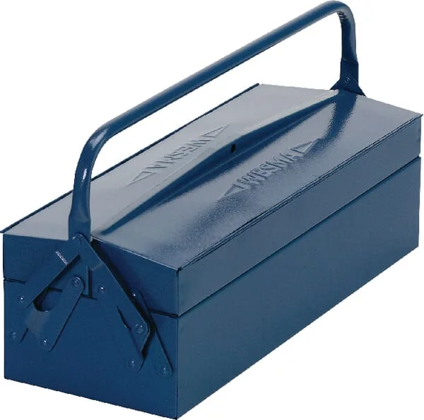 Wesma - HG103S - Toolbox 200x430x150mm Metal, 3 Compartments