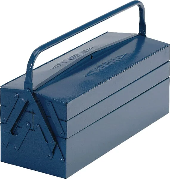 Wesma - HG305S - Toolbox 200x630x200mm, Blue Metal, 5 Compartments