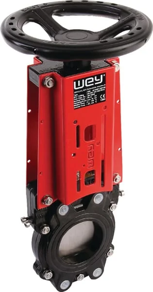 WEY - DN065VNAN - Knife Valve + Handwheel DN65