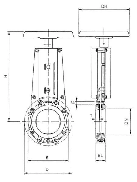WEY - DN150VNAN - Metal Valve + Hand Wheel DN150