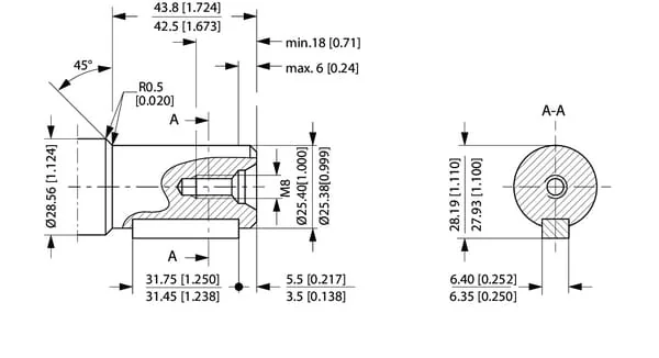 White - OMPX20011186046 - Orbit Motor, Shaft Diameter 1", Flange C