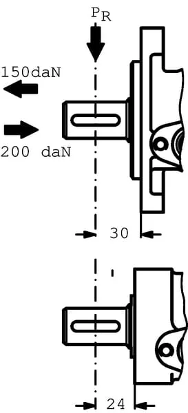 White - OMR2001516425 - Orbit Motor, Shaft Diameter 25, Drain NA