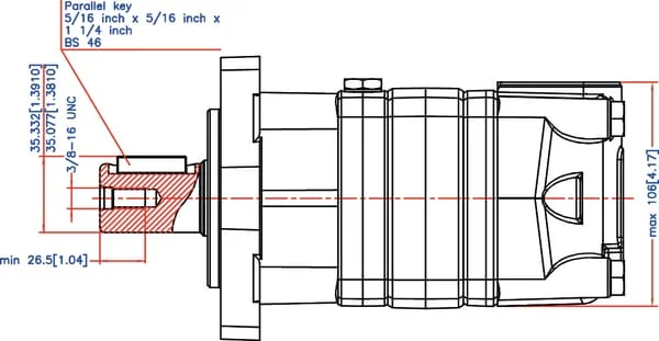 White - OMS100151F2201 - Orbit Motor Oms100