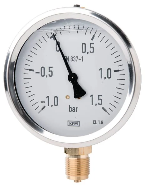 WIKA - MA100115VAC - Pressure Gauge 100mm Glycerine