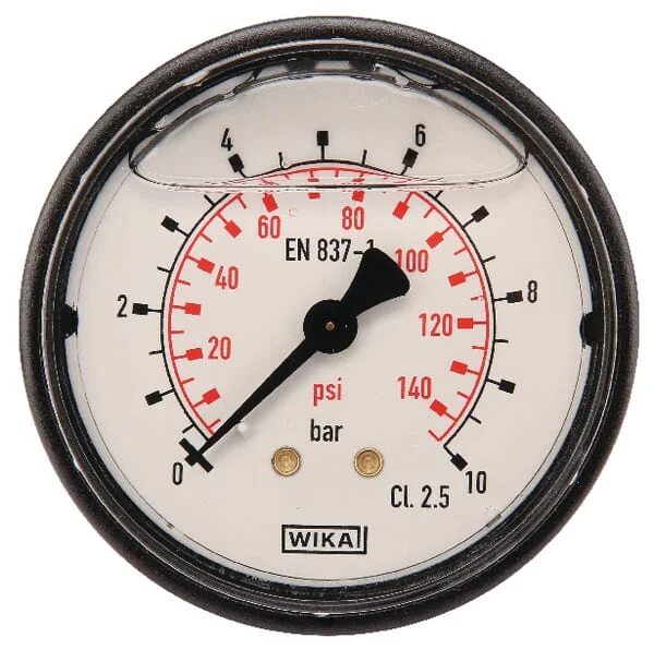 Wika - MA6310B04PLGF - Wika Pressure Gauge Diameter 63 0-10bar 1/4" Rear