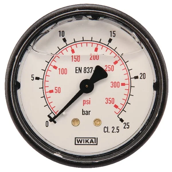 Wika - MA6325B04PLGF - Wika Pressure Gauge Diameter 63 0-25bar 1/4" Rear