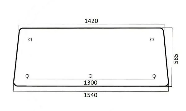 Zetor - 62117909 - Rear Window