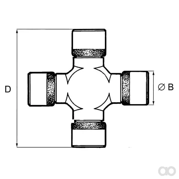 ZF - 7029457404 - Giunto a croce ZF