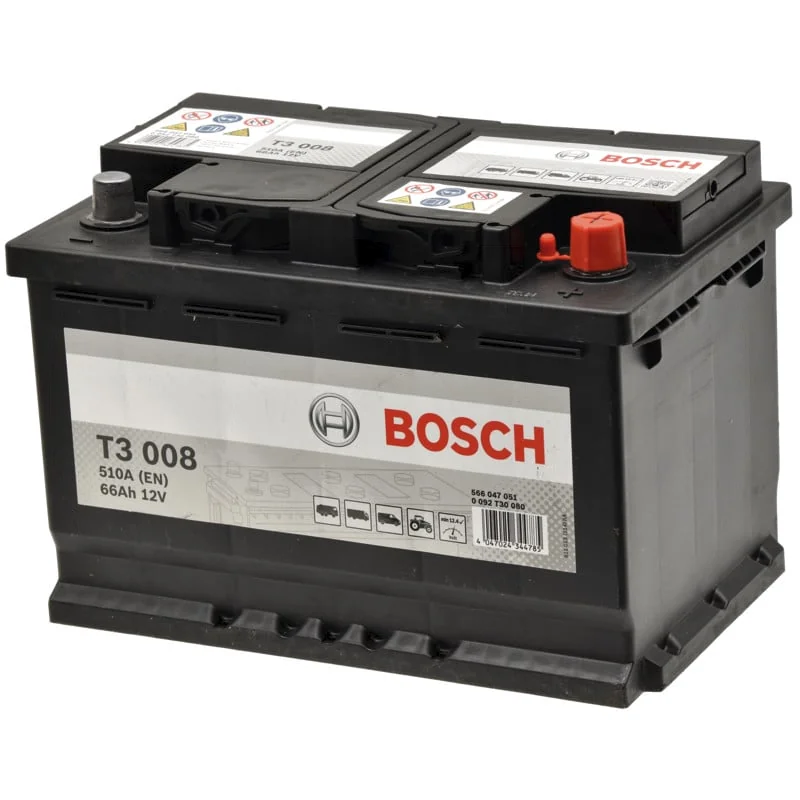Bosch - 0092T30080 - Battery T3 008 12 V / 66 Ah