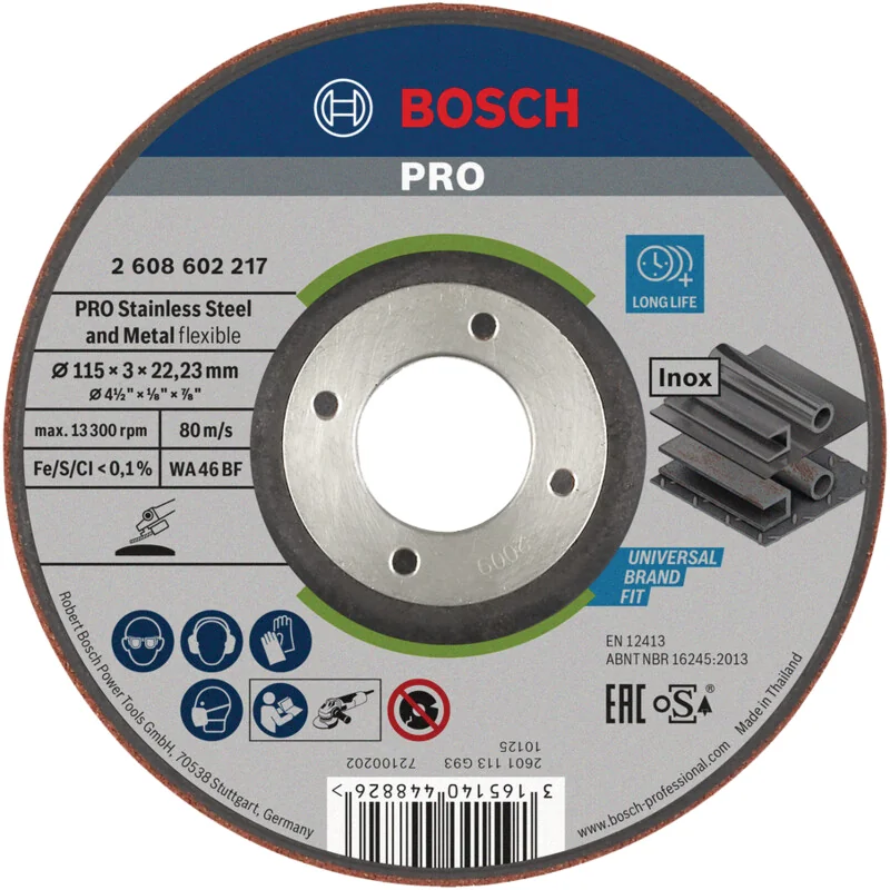 Bosch - 2608602217 - Grinding Disc WA 46 BF, 115 mm