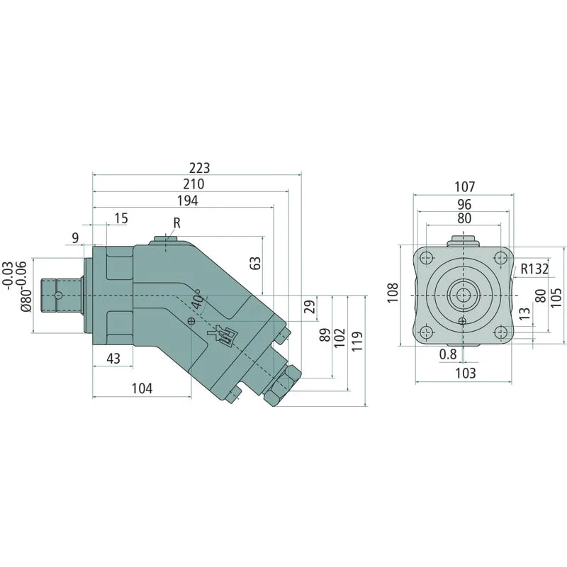 Bosch Rexroth - R902162392 - Axial Piston Fixed Displacement Pump