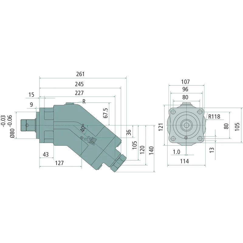 Bosch Rexroth - R902162396 - Axial Piston Fixed Displacement Pump