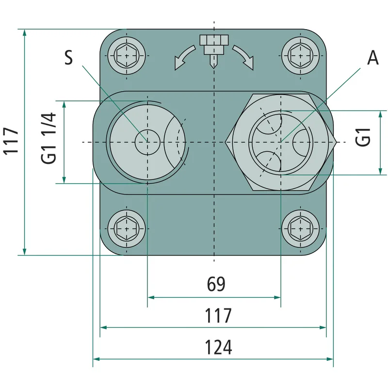 Bosch Rexroth - R902162396 - Axial Piston Fixed Displacement Pump