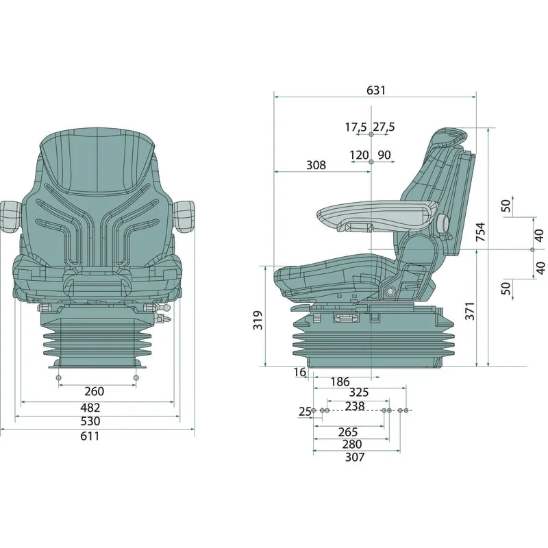 Grammer - 1288546H - Maximo Comfort Plus