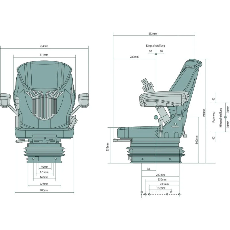 Grammer - 1289043S - Compacto Comfort S