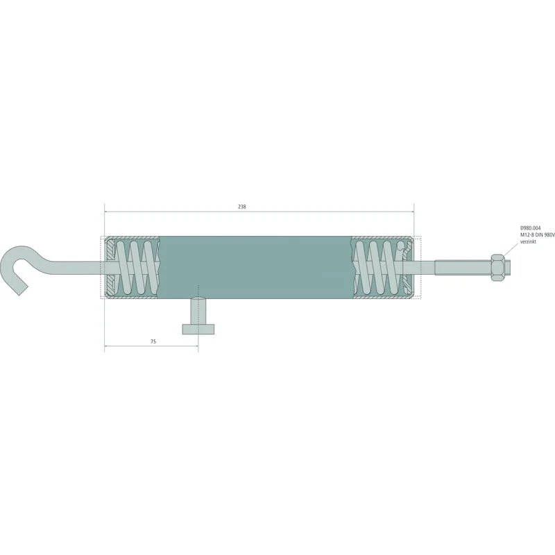 Knott - 98702694 - Spring Sleeve For Hand Brake Lever