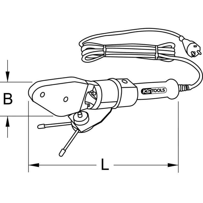 KS Tools - 2076501 - Sleeve Welding Tool, 650 W