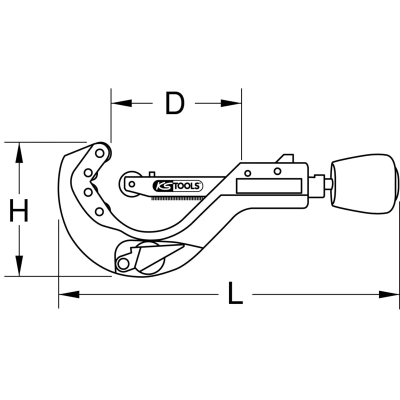 KS Tools - 2220660 - Automatic Pipe Cutter, Diameter 6-64mm