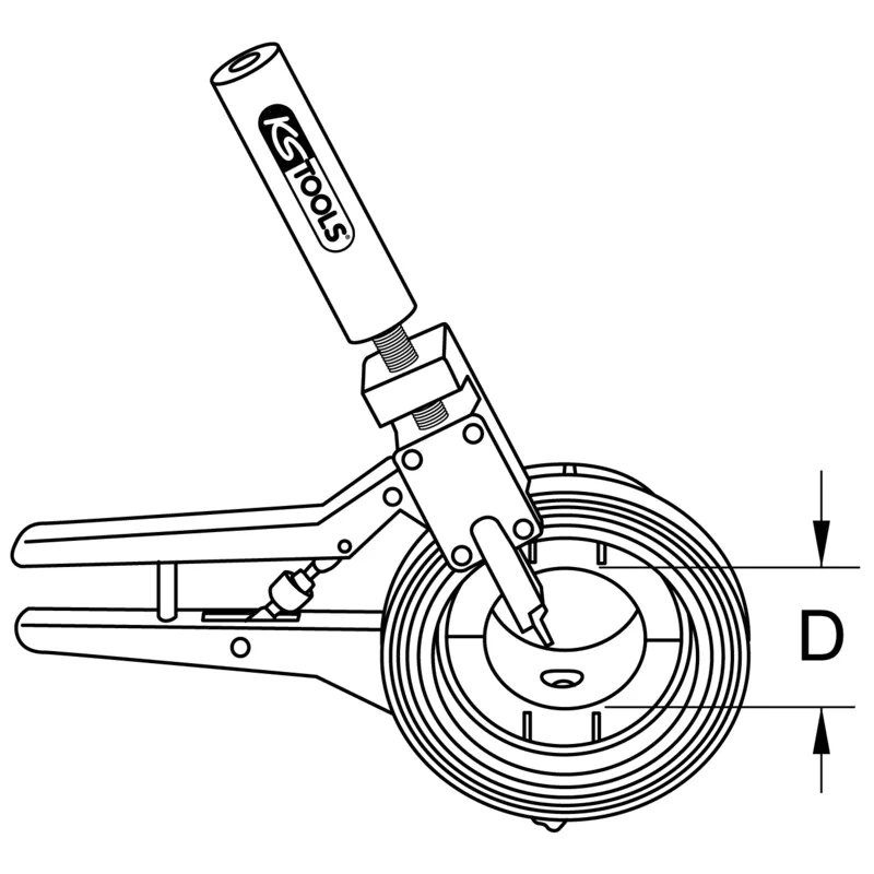 KS Tools - 2225000 - Separation And Chamfer Tool CK110, Witho