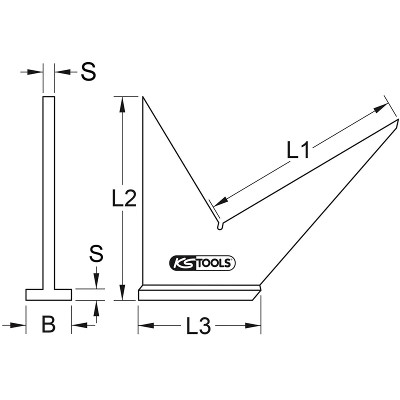 KS Tools - 3000218 - Mitre Angle, 128mm
