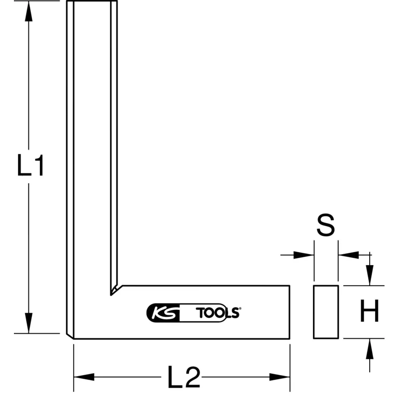 KS Tools - 3000238 - Engineers Square, 600mm
