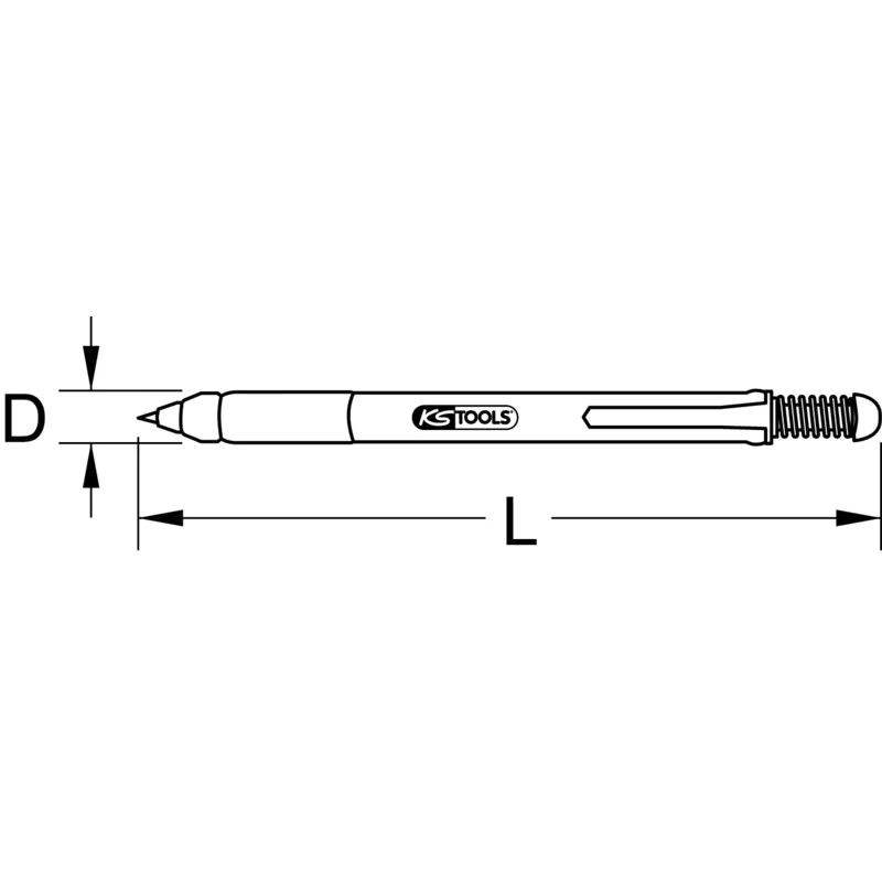 KS Tools - 3000302 - Pen-Style Scriber, 150mm