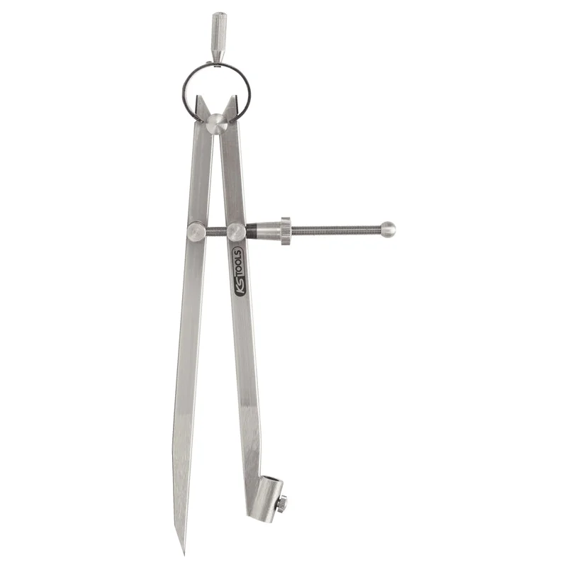 KS Tools - 3000411 - Compass With Pencil Holder, 200mm