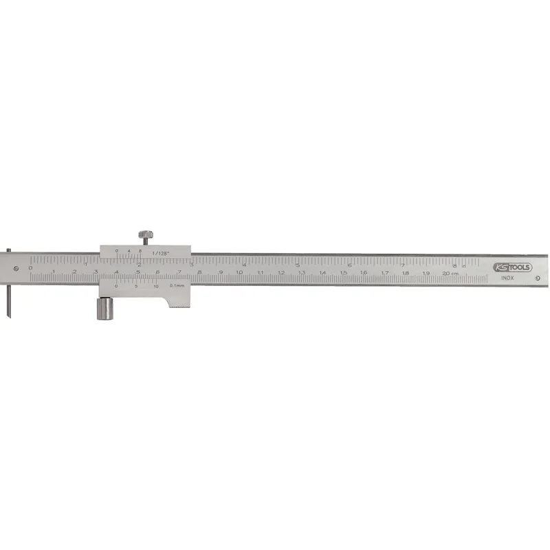 KS Tools - 3000626 - Universal Marking Gauge With Stop Roller, 200mm