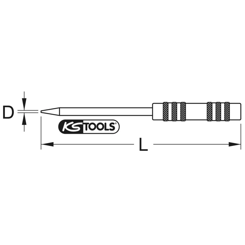 KS Tools - 3002135 - Hard Metal Scriber, 170mm