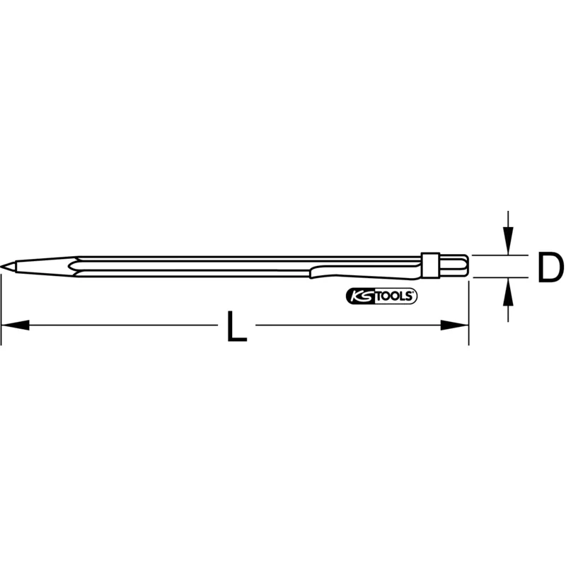 KS Tools - 3002137 - Hard Metal Scriber, 150mm