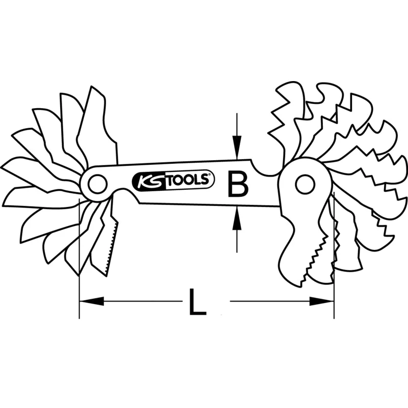 KS Tools - 3010090 - Thread Gauge