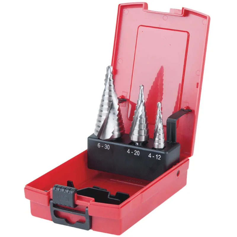 KS Tools - 3302414 - HSS Co 5 Step Drill Bit Set In Plastic Case