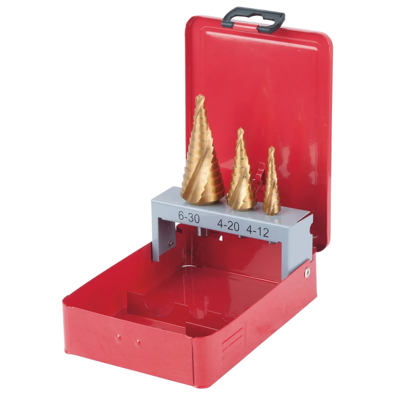 KS Tools - 3302423 - HSS TIN Stepped Hole Cutter Set, 3pcs