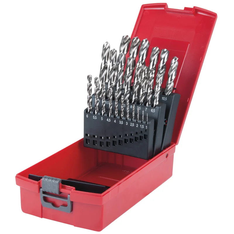 KS Tools - 3302623 - HSS-G Drill Bit Set, 25pcs, 1-13mm